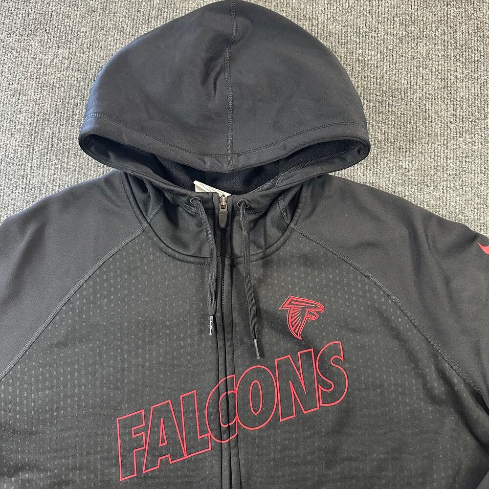 Nike Men's NFL Atlanta Falcons Full Zip Thermal Fit Hoodie Sweatshirt XXL